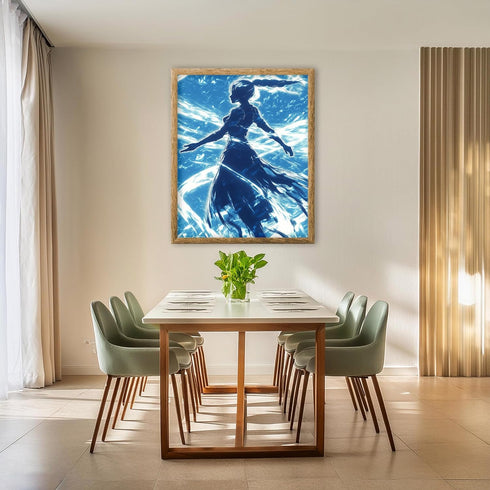 Posterizer 1 pcs-video game character woman-anime style 1-Fantasy & Fiction Art Gift for Daughter, Son, Kids Decor for nursery toddlers kids room-...